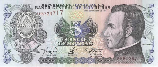 5 Lempiras1997 p81b